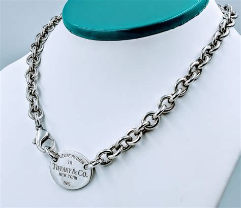 sterling silver tiffany replica rings|authentic tiffany silver necklace.